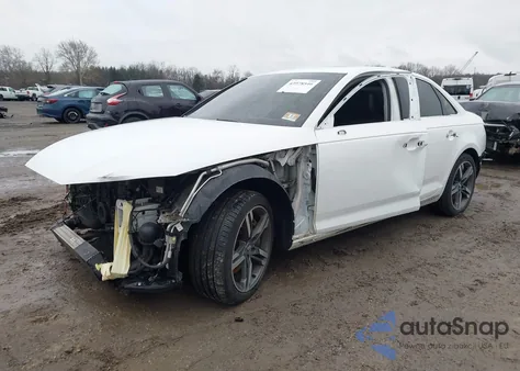 2017 Audi A4 2.0T Premium z USA, uszkodzony, nr VIN WAUENAF43HN009732